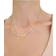 Macy's Flat Herringbone Chain Necklace 18" - Gold