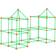 VEVOR Fort Building Kit Glow in The Dark 140pcs