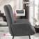 tectake Scandi Style Anthracite/Black Lænestol 100.5cm