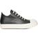 Rick Owens Black Low Sneakers 911 BLACK/MILK/MILK IT