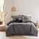 Madison Park Micro Corduroy Bedspread Gray (264.16x233.7)