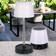 Daniel James B0D42BKG7T Black & White Table Lamp 30cm