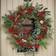 Dibor Festive Forage Wreath Green/Red Decoration 50cm