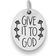 James Avery Give It To God Charm - Silver