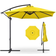 Best Choice Products Offset Hanging Patio Umbrella