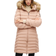 Superdry Mid-Length Fuji Quilted Coat With Faux Fur Hood - Winter Taupe