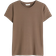 H&M Fitted T-shirt - Dark beige