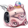 Pandora Flying Unicorn Pig Charm - Silver/Multiolour