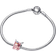 Pandora Flying Unicorn Pig Charm - Silver/Multiolour