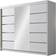 Mirjan24 Amber VI White Garderob 250x215cm