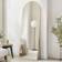 Sweetcrispy Arched Gold Floor Mirror 66x180.3cm