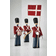 Kay Bojesen Standard Bearer With Textile Flag Small Red Dekorationsfigur 22.4cm