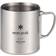 Snow Peak Stainless Vacuum Double Wall 450ml Mug Silver