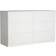 Home Source Lugano White Chest of Drawer 120x72cm