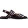 Ganni Chunky Buckle Ballerina Naplack - Burgundy