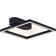 Lindby Yulla Black Ceiling Flush Light 34cm