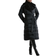 Karen Millen Faux Fur Lined Belted Longline Puffer Coat - Black