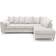 Abakus Direct Jumbo White Sofa 274.3cm 4 Seater