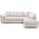 Abakus Direct Jumbo White Sofa 274.3cm