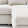 Abakus Direct Jumbo White Sofa 274.3cm 4 Seater
