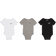 Nike Mini Me Baby Bodysuits 3-Pack - Grey