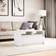vidaXL Engineered Wood White Soffbord 50x90cm