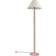 ValueLights Bobbles Rose Pink/White Green Floor Lamp 144cm