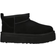 UGG Classic Ultra Mini logo Patch Suede & Shearling Platform - Black