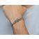 Lacoste Arthor Bracelet Silver And Green