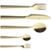 aida Raw Champagne Gold Bestickset 60st