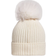 Moncler Girl's Wool Beanie With Pompom - Snow White