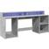 vidaXL 3309441 Concrete Grey Schreibtisch 55x200cm