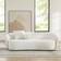 Ivy Bronx Heidemaria White Sofa 89" 3 Seater