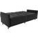 Mercury Row Benitez Twin Black Sofa 76" 3 Seater