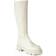 Steve Madden Mana Knee-High Leather Boots White