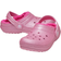 Crocs Kid's Classic Lined Glitter Clog - Pink Tweed