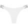 PINK Logo Cotton Shine High-Leg Thong Panty - Optic White