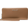 Michael Kors Large Pebbled Leather Continental Wallet - Driftwood