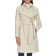 Calvin Klein Angled Zip Twill Coat - Ivory