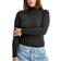 SKIMS Fits Everybody Turtleneck Top - Onyx