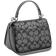 Coach Lysa Top Handle Bag In Signature Canvas - Silver/Gunmetal Multi