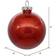 Vickerman Clear Ball Red Christmas Tree Ornament 10.2cm 6pcs