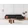 Beliani Stylish Left Hand Corner Black Soffa 251cm 3-sits