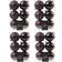 Shop4allsorts Baubles Black Truffle Christmas Tree Ornament 6cm 48pcs