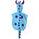 Den Goda Fen Baby Cape Blue Monster Costume