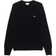 Lacoste Carded Wool Cable Knit Sweater - Midnight Blue