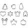 Blomsterbergs 10-Pack Silver Utstickare