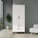 Homary Aro Modern White Wardrobe 31.5x78.7"