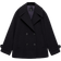 Mango Goya Double Breasted Wool Coat - Dark Navy