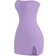 Shein Bandeau Slit Design Casual Short Dress - Women's